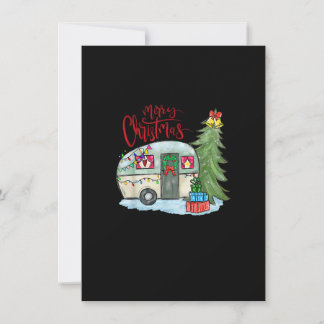 Invitation Joyeux Noël Joyeux Camper Drôle Camping Vie Fa