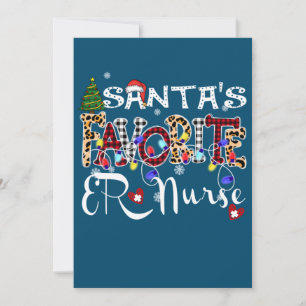 Invitation Joyeux Noël la infirmière des urgences préférée du