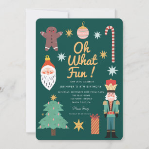 Invitation Joyeux Noël Mignon Quelle joie Anniversaire fantai