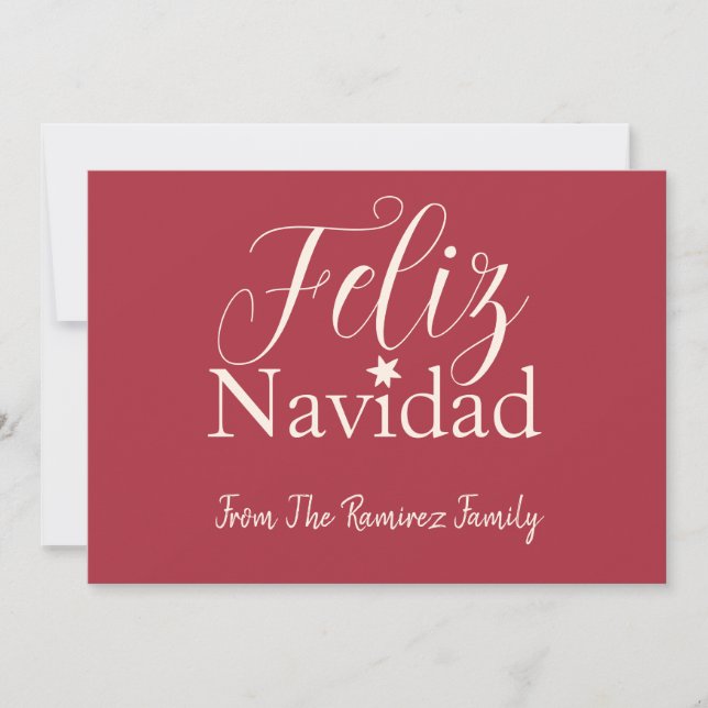 Invitation Joyeux Noël  Noël moderne Famille Fête   (Devant)