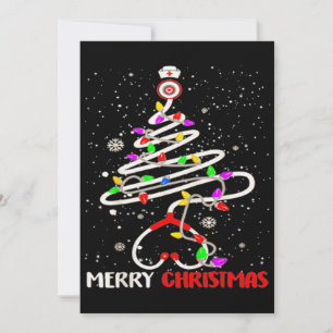 Invitation Joyeux Noël Nurse Funny PICU Nurse Noël