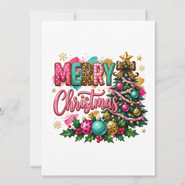 Invitation Joyeux Noël prépa (Devant)