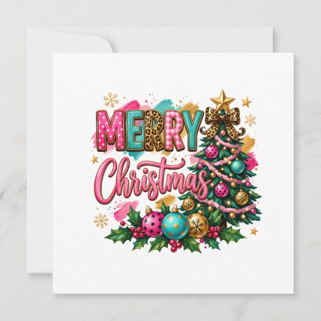 Invitation Joyeux Noël prépa (Devant)