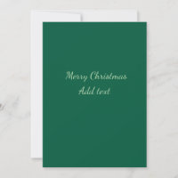Joyeux Noël vert fond simple solo férié