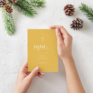 Invitation Joyeux Nous Vous Adorons   Noël