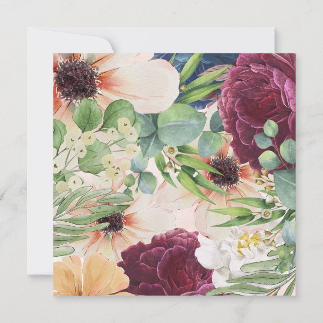 Invitation Joyeux panier d'anniversaire (Dos)