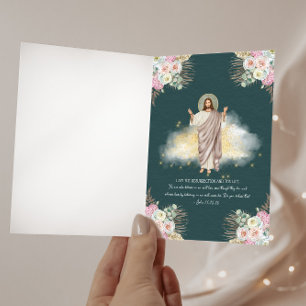 Invitation Joyeux Pâques traditionnel catholique