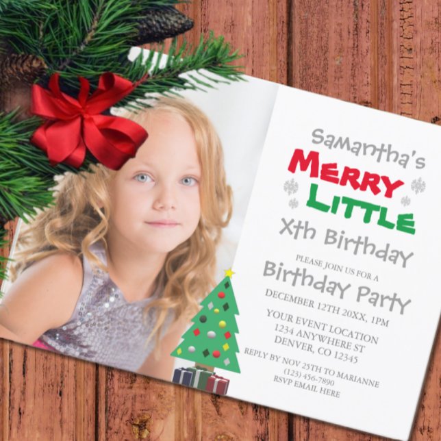 Invitation Joyeux petit anniversaire (Créateur téléchargé)