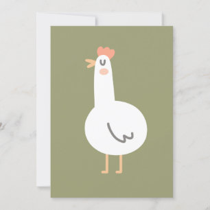 Invitation Joyeux poulet