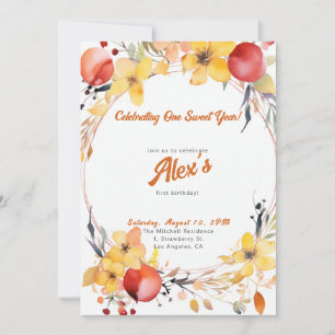 Invitation Joyeux premier anniversaire ! 1er anniversaire