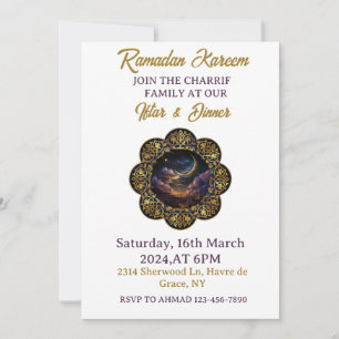 Invitation Joyeux Ramadan Kareemk 2024 Iftar Party