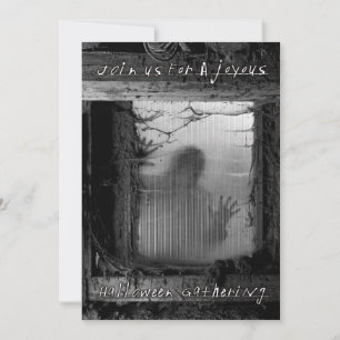 Invitation joyeux rassemblement de halloween