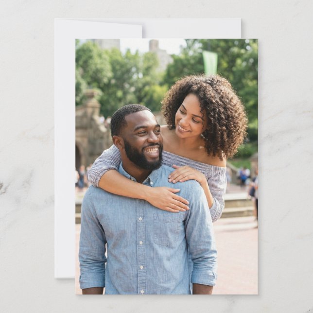 Invitation Joyful Blue Lifestyle Photo (Devant)