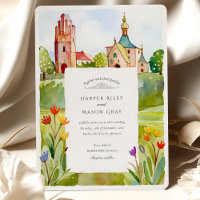 Jugendstil Mathildenhöhe Darmstadt Aquarelle