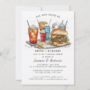 Invitation Juice et Burgers