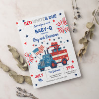 Juillet 4 Baby shower Baby shower bébé-Q Juillet B