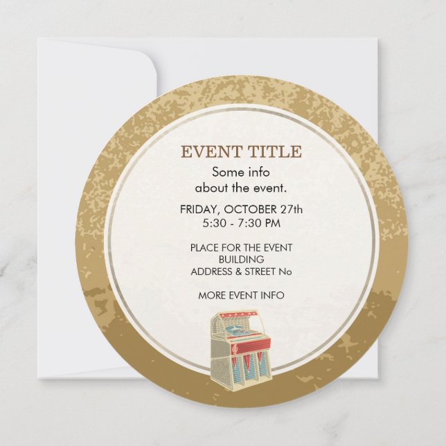 Invitation Juke-box (Dos)