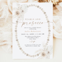 JULIA Boho Floral Pearls & Prosecco Fête des marié