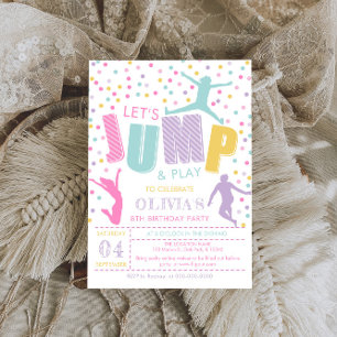 Invitation Jump Birthday Party