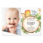 Jungle Animaux 1er Anniversaire Vert Safari Photo