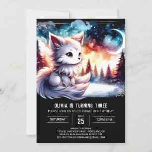 Invitation Jungle Fun Wolf Anniversaire