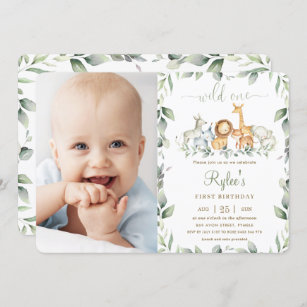 Invitations Anniversaires 1 An Zazzle Fr