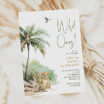 Invitation Jungle Safari Animaux "Sauvages" Twin Birthday<br><div class="desc">Fêtez la journée spéciale de votre petit avec nos animaux de safari dans la jungle "sauvages" invitation d'anniversaire jumeaux, parfait pour une occasion mignonne et fantasque! Il présente un thème animal safari moderne avec d'adorables créatures de jungle comme un singe, un éléphant, une girafe, un lion et un zèbre. Avec...</div>