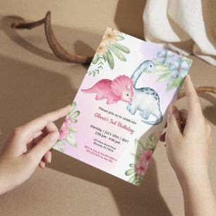 Invitation Jungle Safari thème Anniversaire