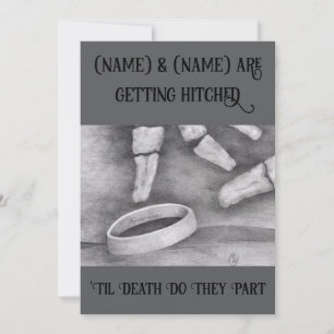 Invitation Jusqu'à ce que la mort nous sépare