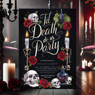 Invitation Jusqu'à ce que la mort nous sépare Soirée de maria