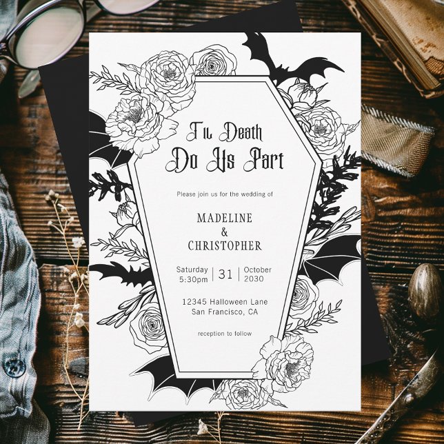 Invitation Jusqu'À La Mort Faisons-Nous Partie Du Mariage Flo (Créateur téléchargé)