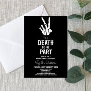 Invitation Jusqu'à la mort Faisons-nous partie Fête des marié