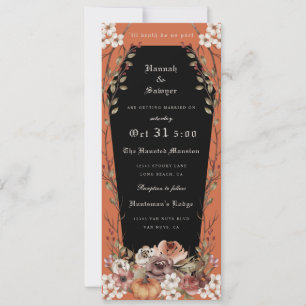 Invitation 'Jusqu'à la mort faisons-nous partie Halloween Mar