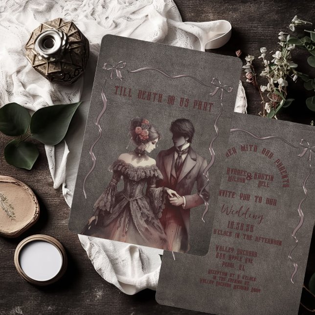 Invitation Jusqu'à la mort Faisons-nous partie Mariage de sty (Créateur téléchargé)