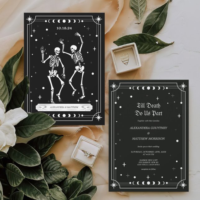 Invitation Jusqu'à la mort faisons-nous partie Mariage d'Hall (Créateur téléchargé)