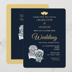 Invitation Jusqu'à la mort nous faisons partie de crânes de s