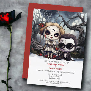 Invitation Jusqu'à la mort nous faisons partie Mariée et Groo
