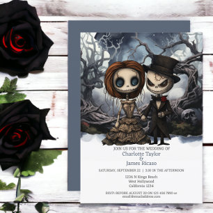 Invitation Jusqu'à la mort nous faisons partie Mariée et Groo