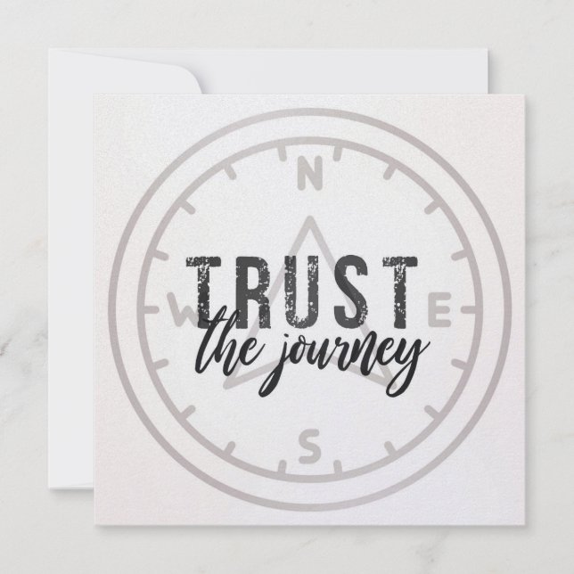 Invitation JUST TRUST 5.25 x 5.25 card (Devant)