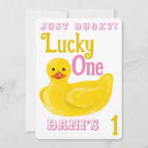 Juste Ducky Lucky Un Premier Anniversaire Invitati