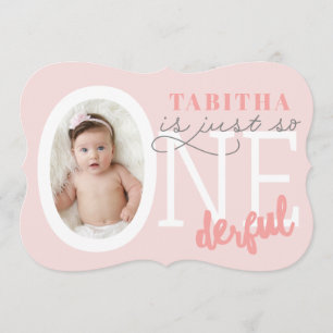 Invitation Juste pour ONEderful