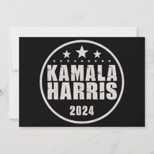 Invitation Kamala Harris 2024 Pour Président Élection Rétro