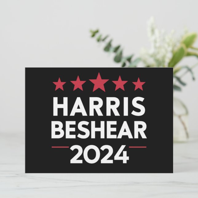 Invitation Kamala Harris Andy Beshear 2024 Harris Beshear 202 (Debout devant)