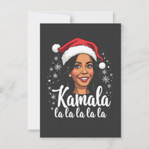 Invitation Kamala La La Kamala Harris Christmas Père Noël