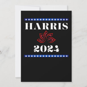 Invitation Kamala Lotus Harris pour POTUS