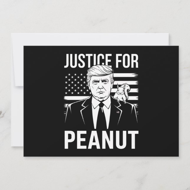 Invitation Kamala Trump Élection de 2024 Je n'ai pas voté pou (Devant)