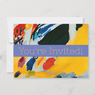 Invitation Kandinski Impression III Concert Peinture Abstrait