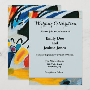 Invitation Kandinski Impression III Concert Peinture Abstrait