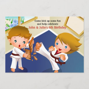 Invitation Karate Kids