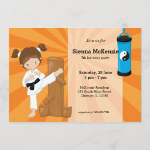 Invitation Karate Kids